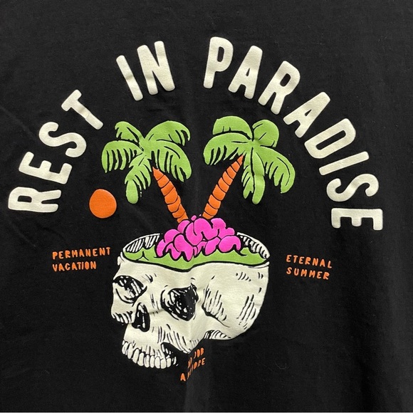 ICM Black Skill In Paradise T-Shirt Men Women Small - Picture 3 of 9